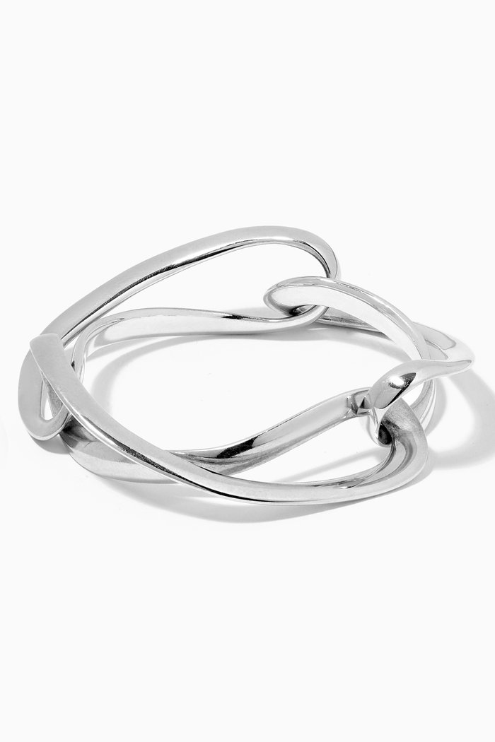 

Infinity Bangle 452 in Sterling Silver