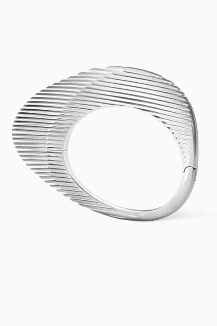 

Lamellae Bangle 623 in Sterling Silver