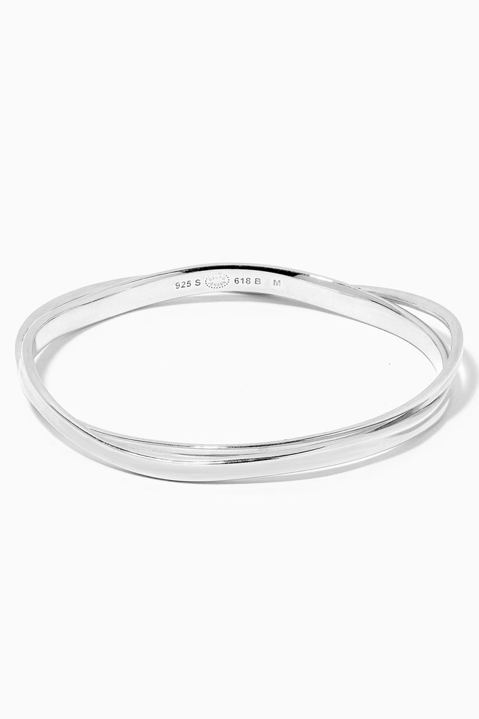 

Marcia Double Bangle 618 in Sterling Silver