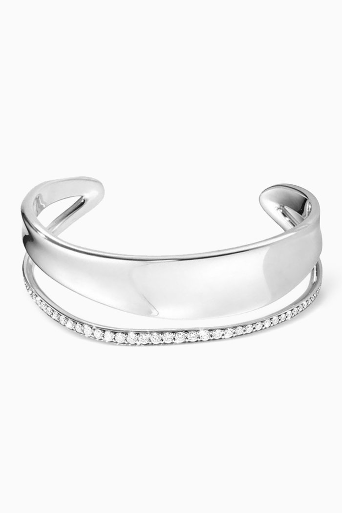 

Marcia Diamond Bangle 618 in Sterling Silver