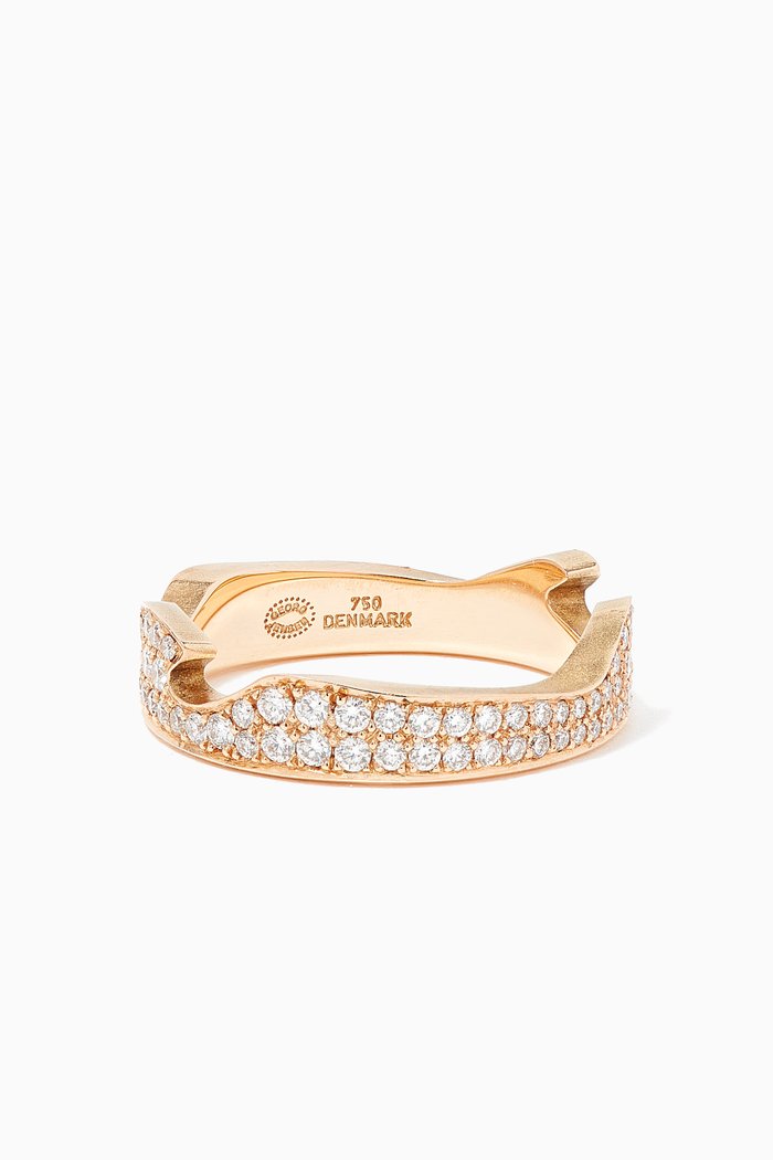 

Fusion Diamond End Ring 1370 in 18kt Yellow Gold