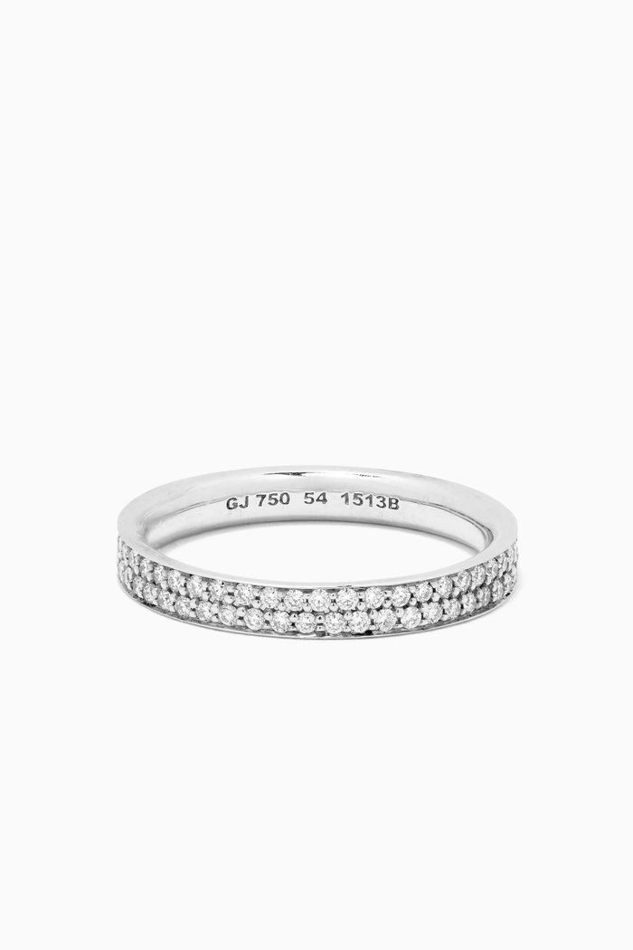 

Magic Diamond Ring 1513 in 18kt White Gold, Silver