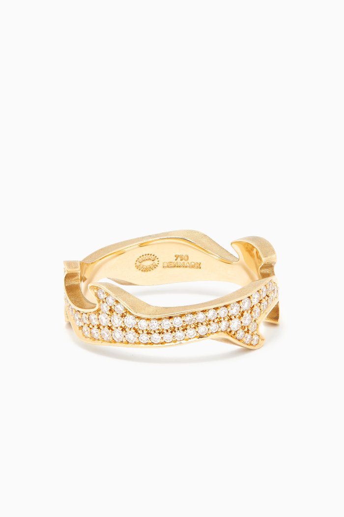 

Fusion Diamond Centre Ring 1370 in 18kt Yellow Gold