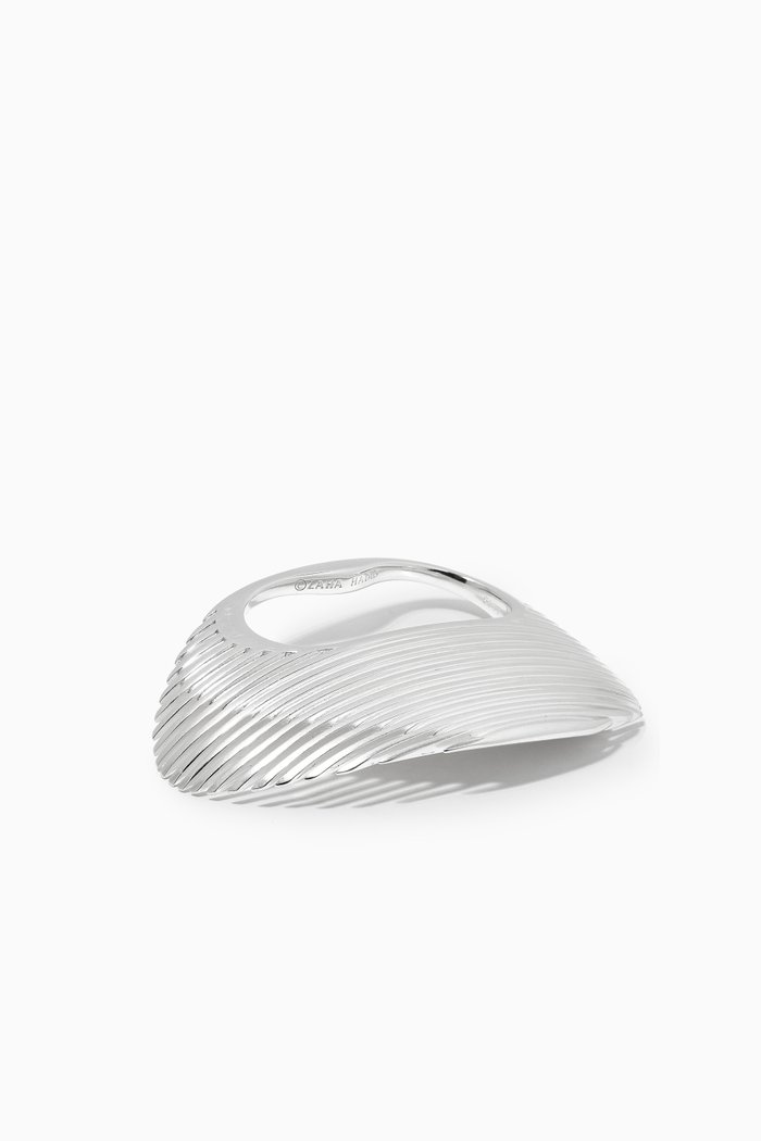 

Lamellae Double Ring 623 in Sterling Silver
