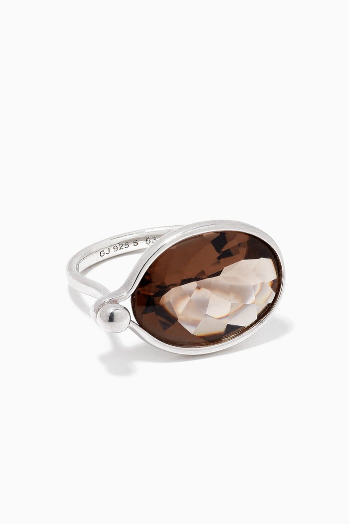 

Savannah Smokey Quartz Ring 628 in Sterling Silver