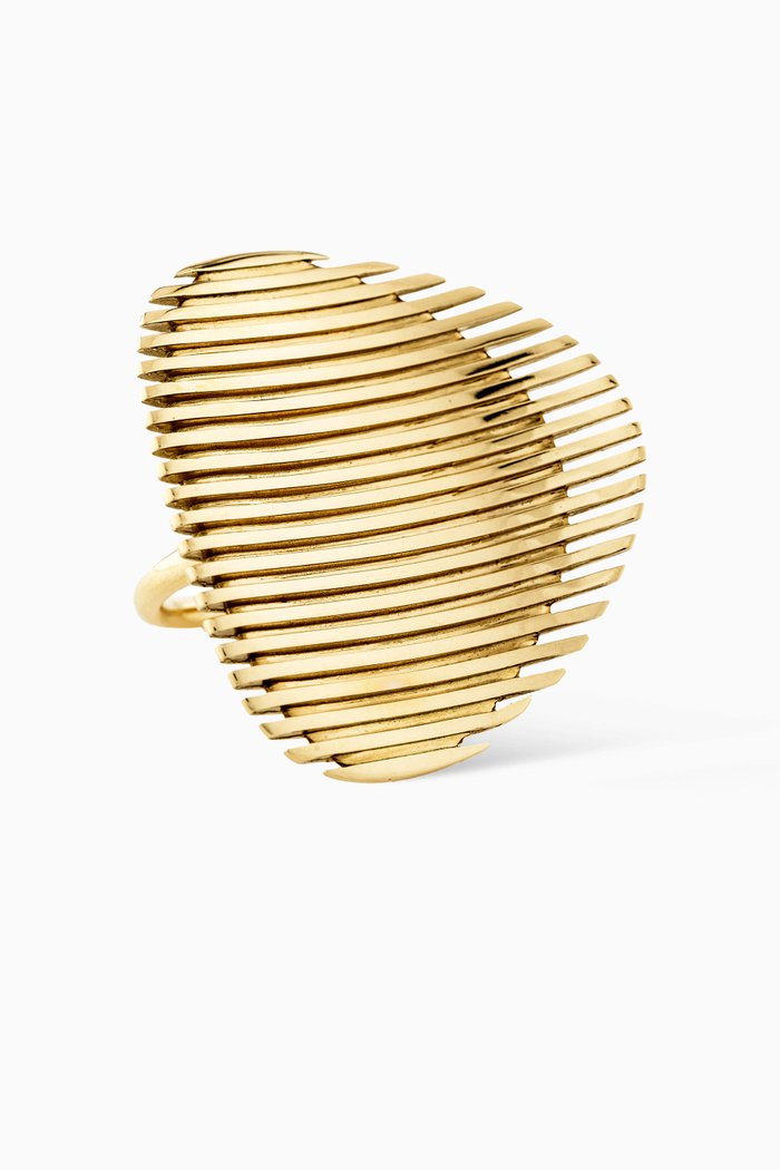 

Lamellae Ring 623 in 18kt Yellow Gold