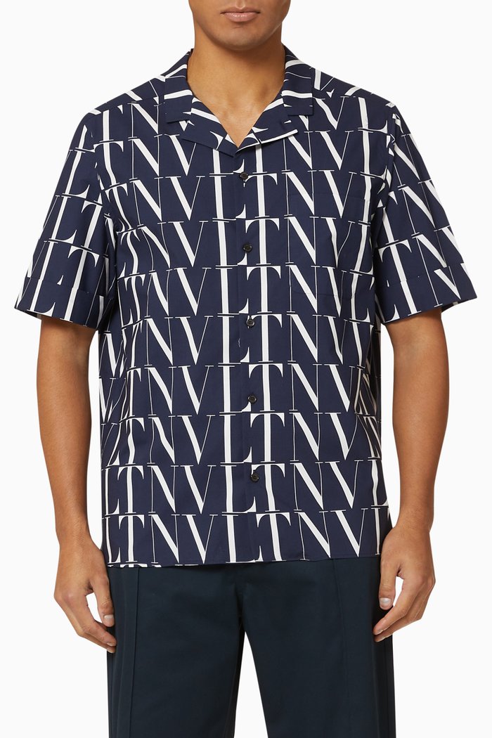 

VLTN TIMES Poplin Shirt, Blue