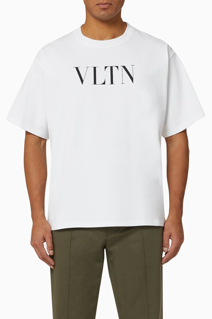 

VLTN Cotton T-Shirt, White