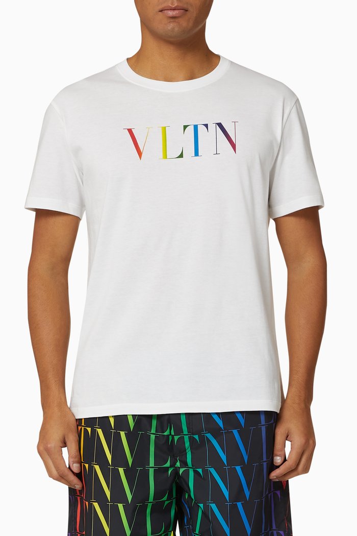 

VLTN Cotton T-Shirt, White