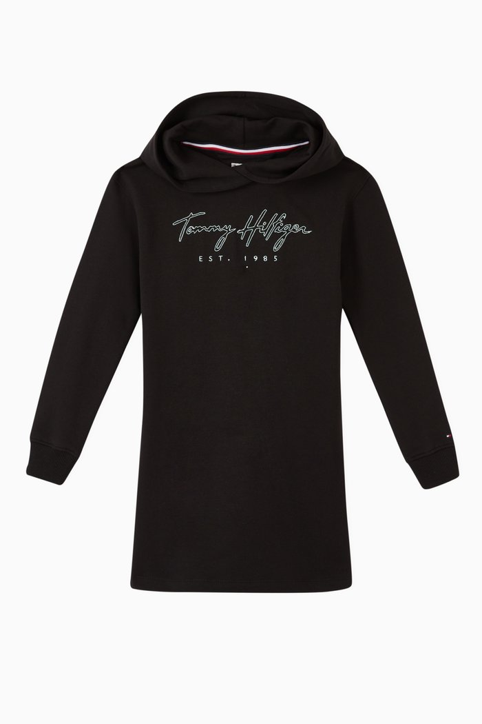 

TH Signature Sweatshirt Dress, Black