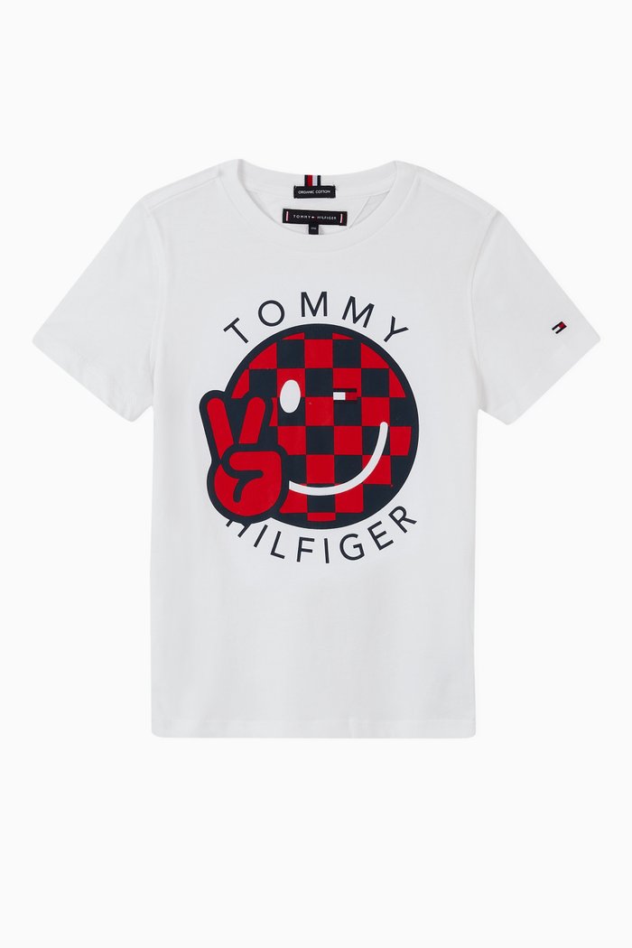 

TH Smiley Jersey T-Shirt, White