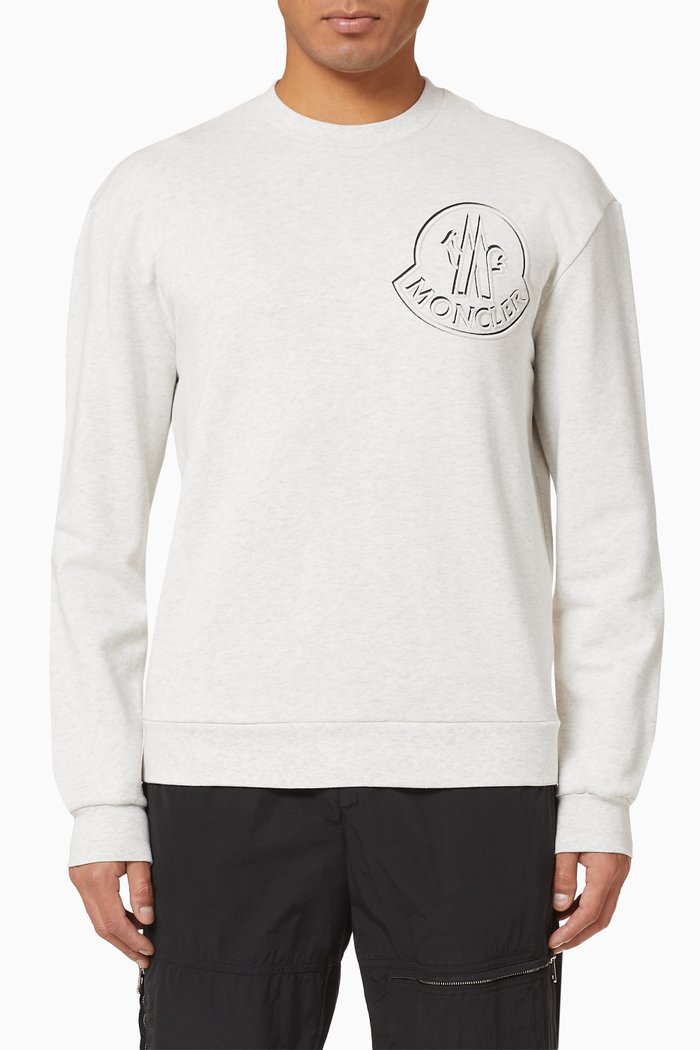 

Logo Cotton Sweatshirt, Neutral