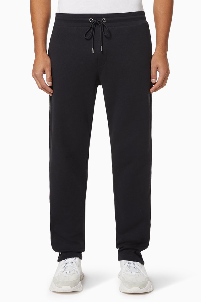 

Contrast Side Band Jogging Pants, Blue