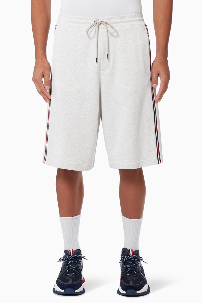 

Side Stripe Sweat Shorts, Neutral