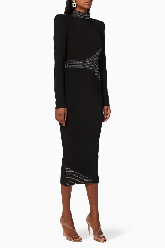 

Message to Love Jersey Dress, Black