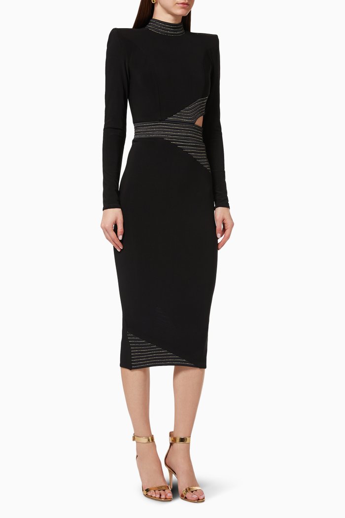 

Message to Love Jersey Dress, Black