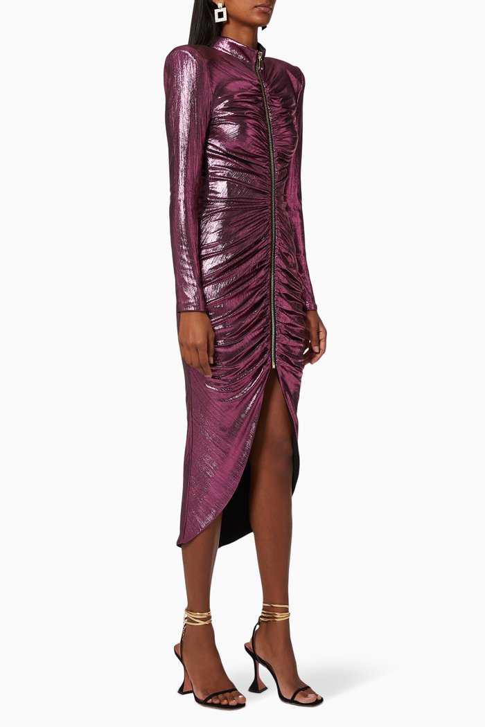 

Love City Metallic Dress, Pink