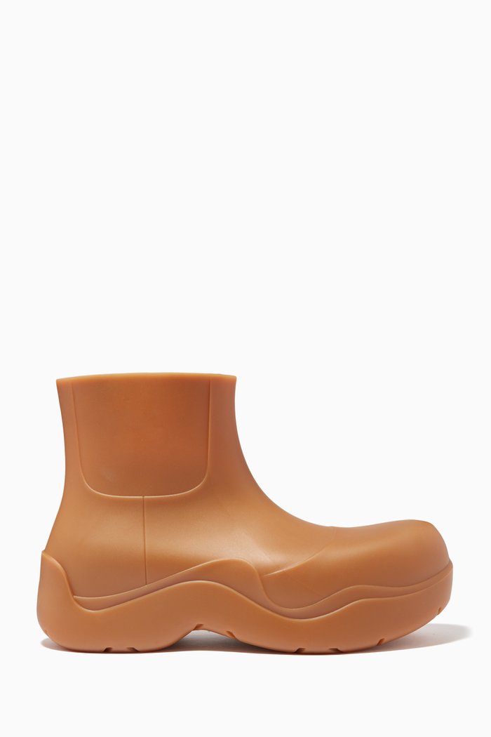 

BV Puddle Boots in Biodegradable Rubber, Brown