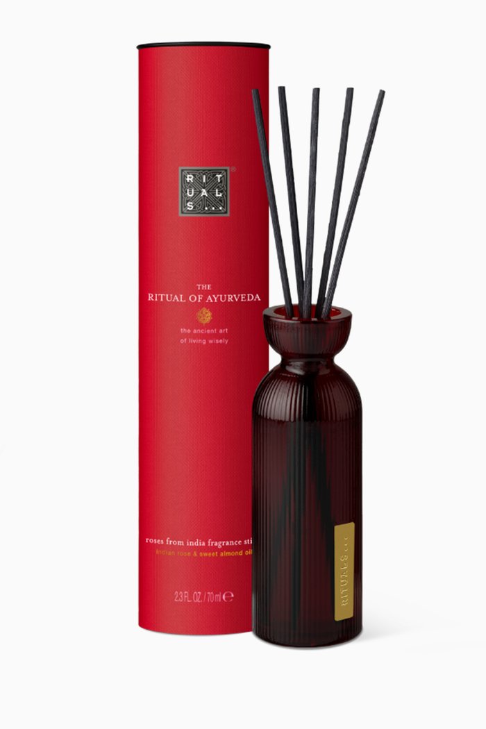 The Ritual of Ayurveda Mini Fragrance Sticks, 70ml, Colourless