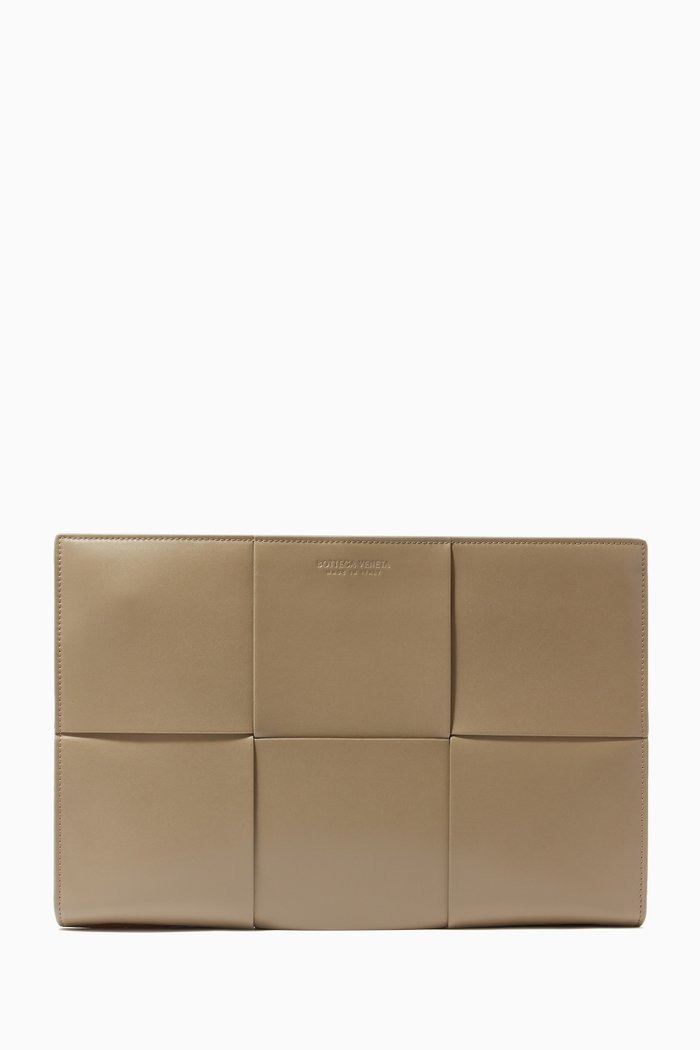 

Document Case in Intrecciato Urban Leather, Grey
