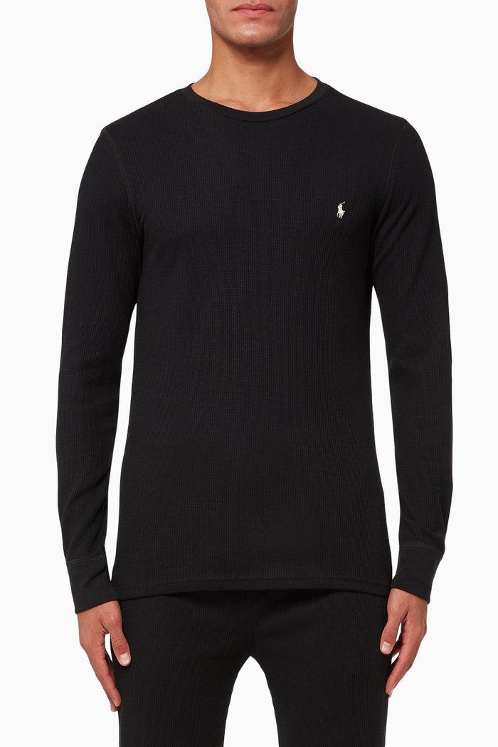 

Crewneck Jersey T-Shirt, Black
