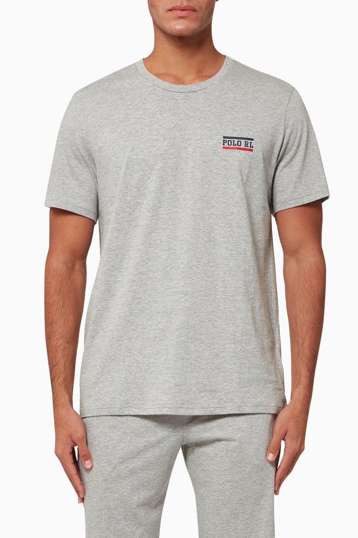 

Crewneck Cotton T-Shirt, Grey