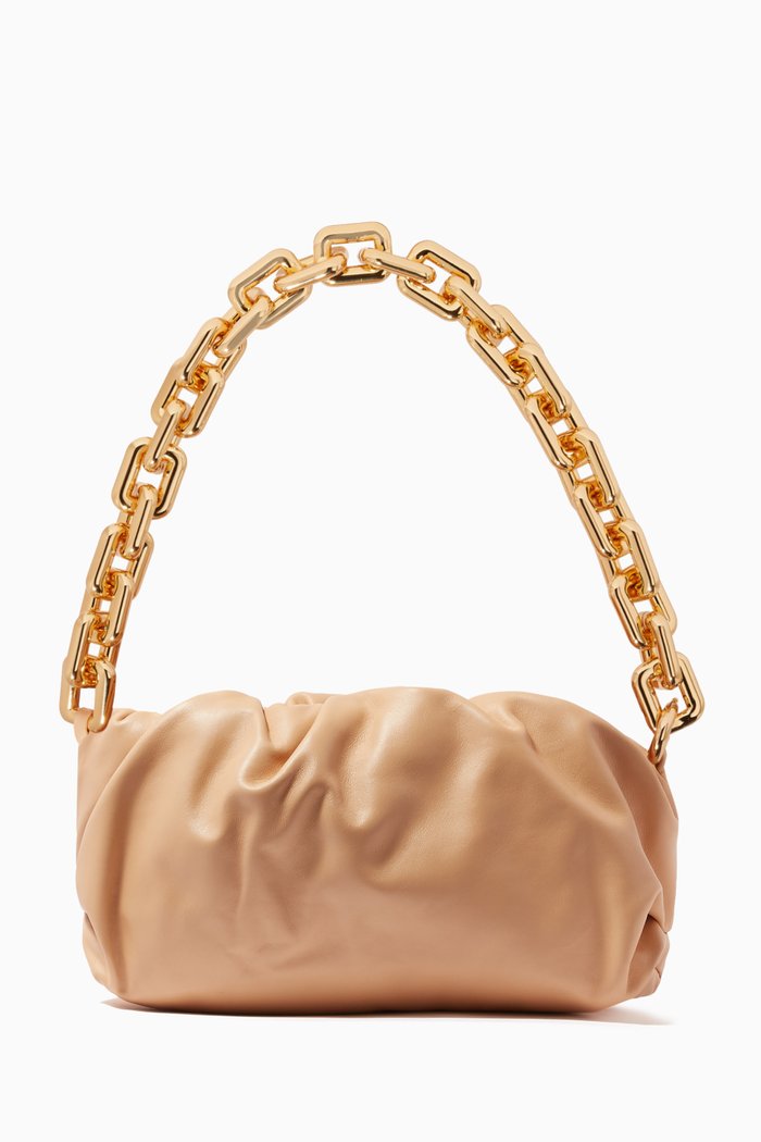 

The Chain Pouch in Nappa Calfskin, Neutral