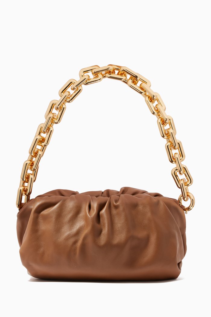 

The Chain Pouch in Nappa Calfskin, Brown