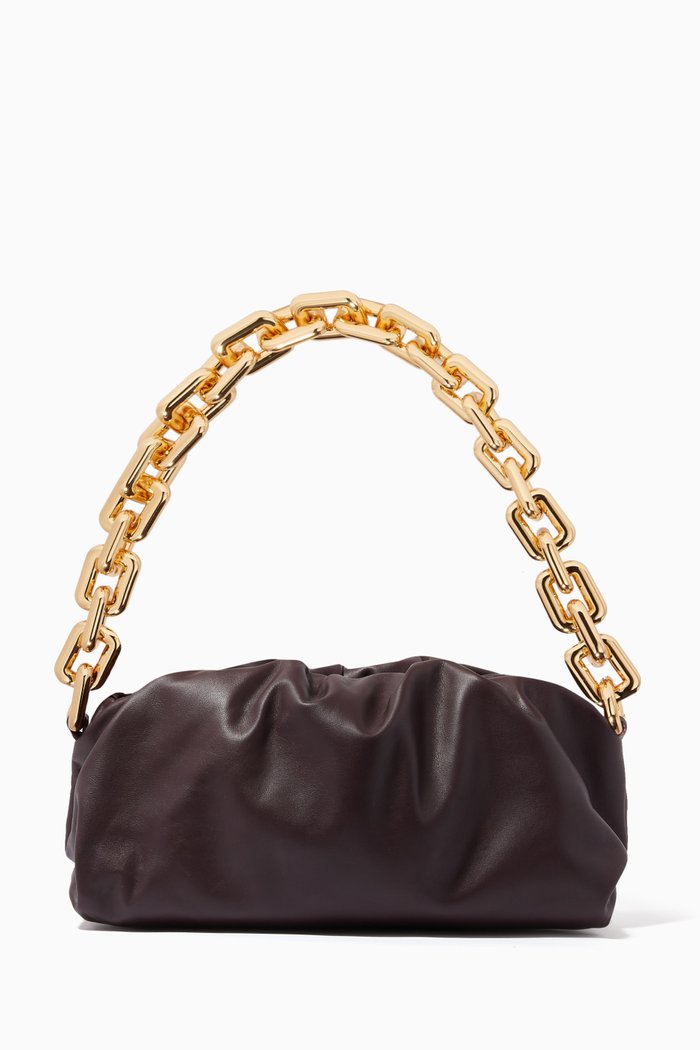 

The Chain Pouch in Nappa Calfskin, Purple