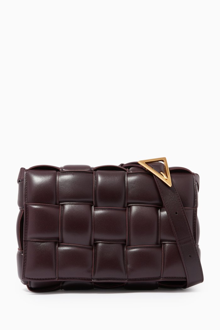 

Padded Cassette Bag in Nappa, Purple