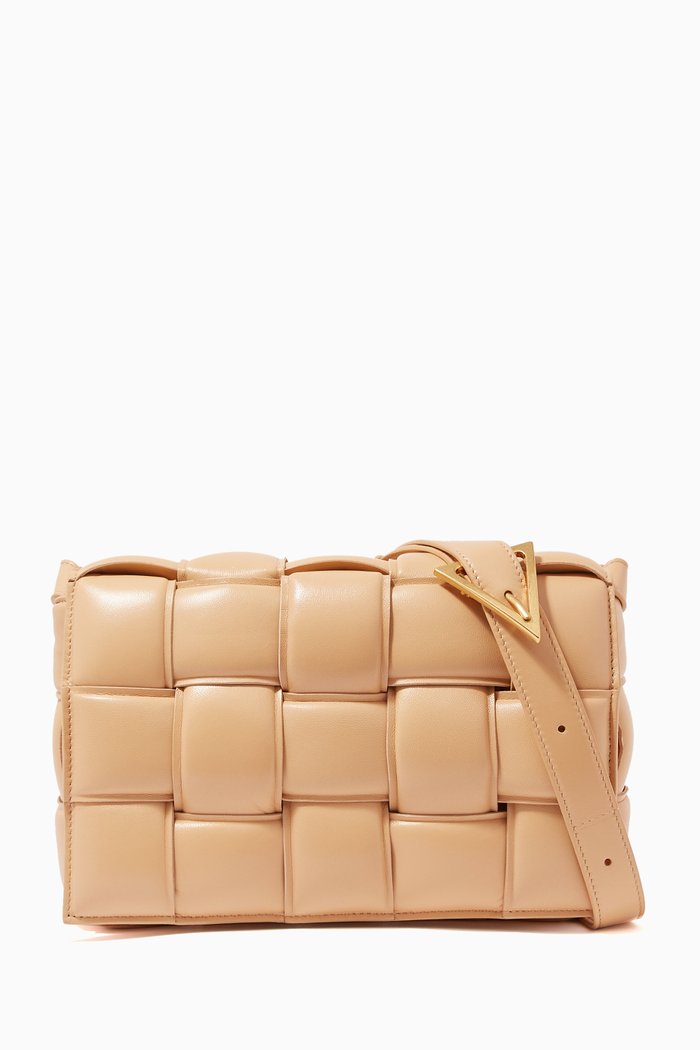 

Padded Cassette Bag in Nappa, Neutral