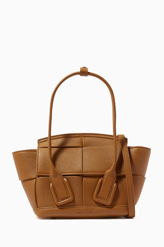 

Mini Arco Bag in Goatskin, Yellow