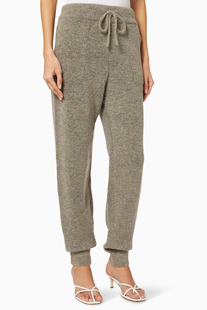 

Saylor Wool-Blend Joggers, Brown