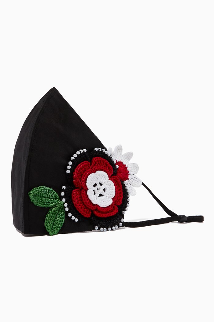 

UAE Flag Design Face Mask, Black