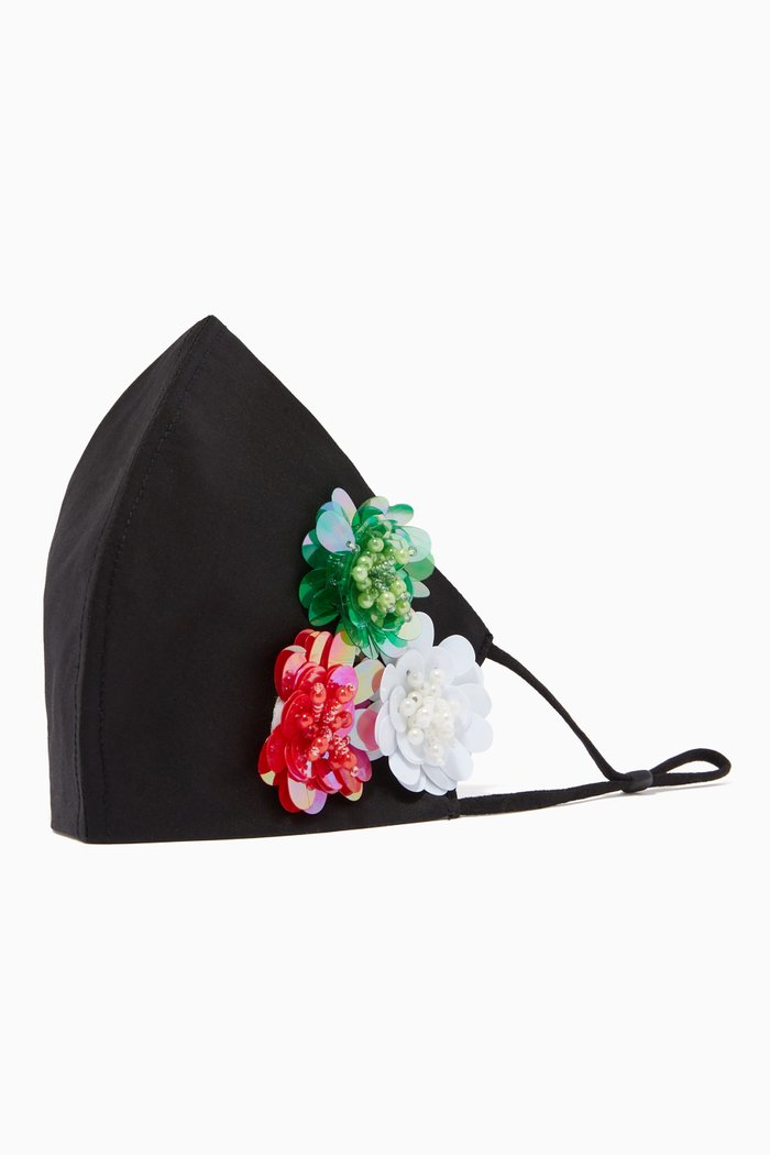 

UAE Flag Design Face Mask, Black