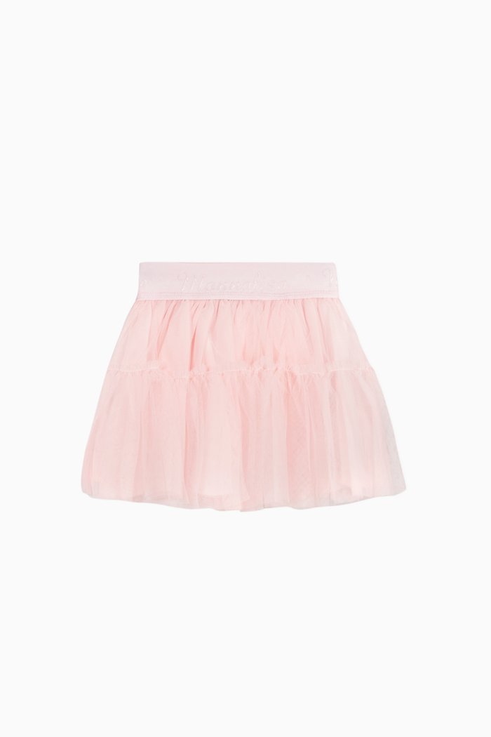 

Tulle Logo Skirt, Pink