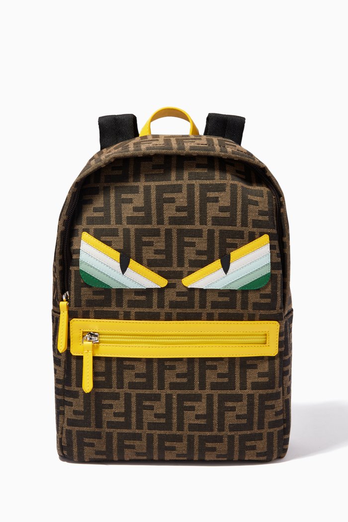 

Monster Eyes Backpack in FF Jacquard, Brown