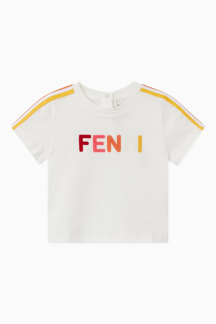 

Embroidered Logo T-shirt in Cotton, White