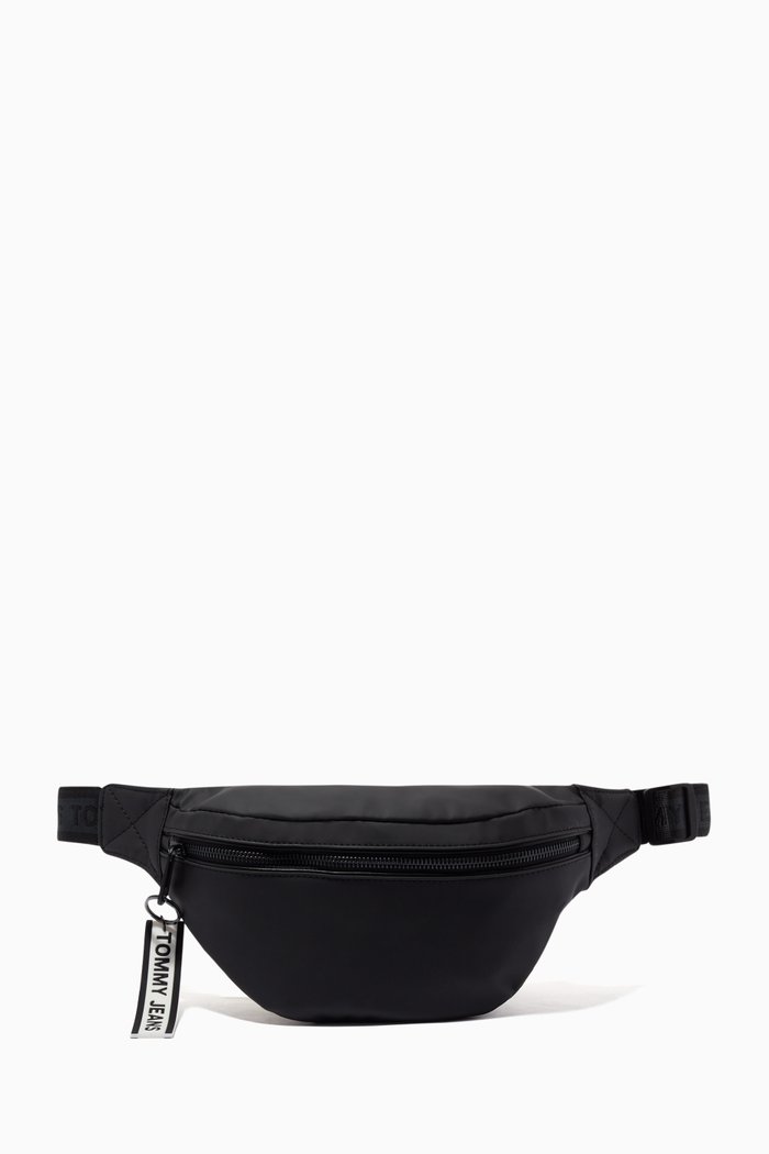 

Logo Tape Bum Bag, Black