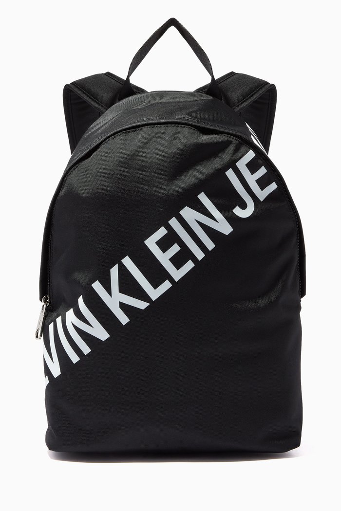 

Campus Backpack in Recycled Nylon, Black