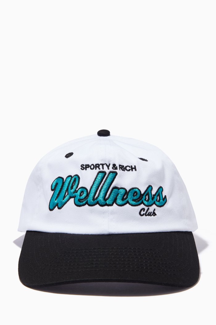 

Wellness Club Hat in Cotton, White