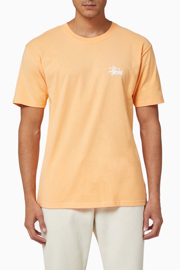 

Basic Stüssy Cotton T-shirt, Neutral