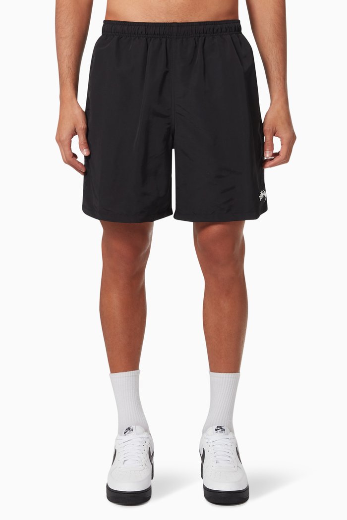 

Stock Water Shorts in Nylon, Black