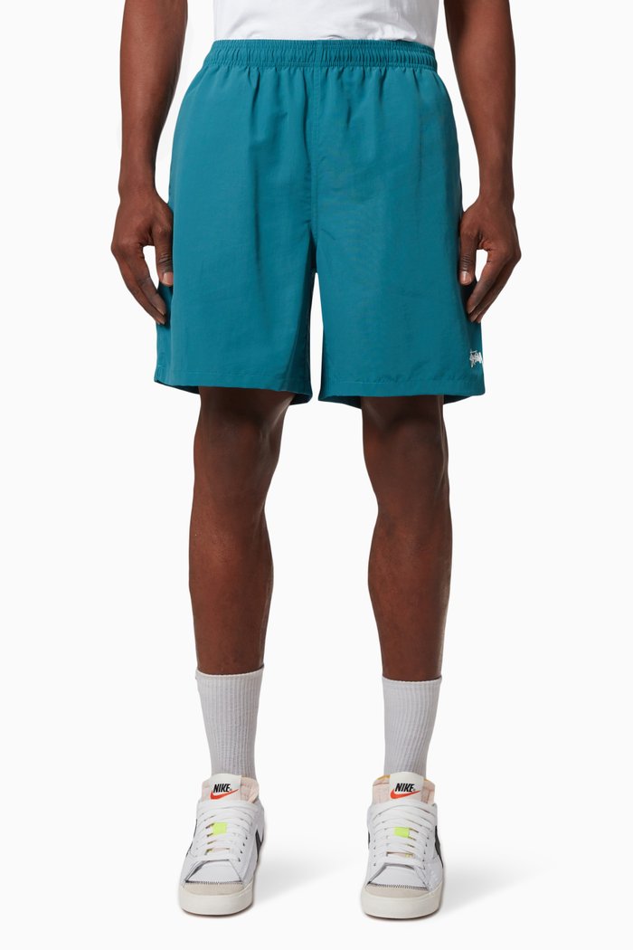 Stock Water Shorts in Nylon, Blue