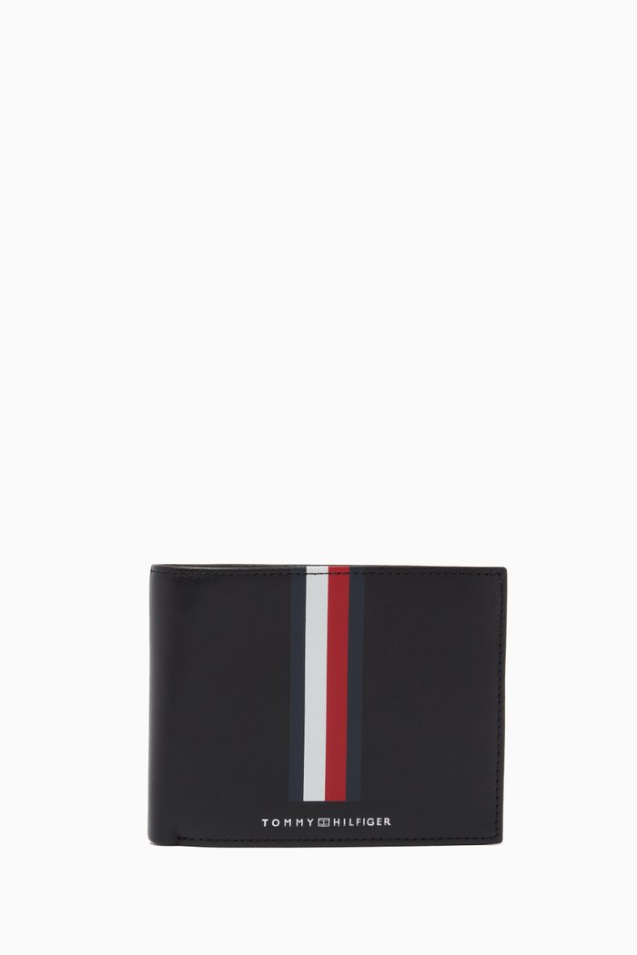 

Metro Signature Wallet in Leather, Black