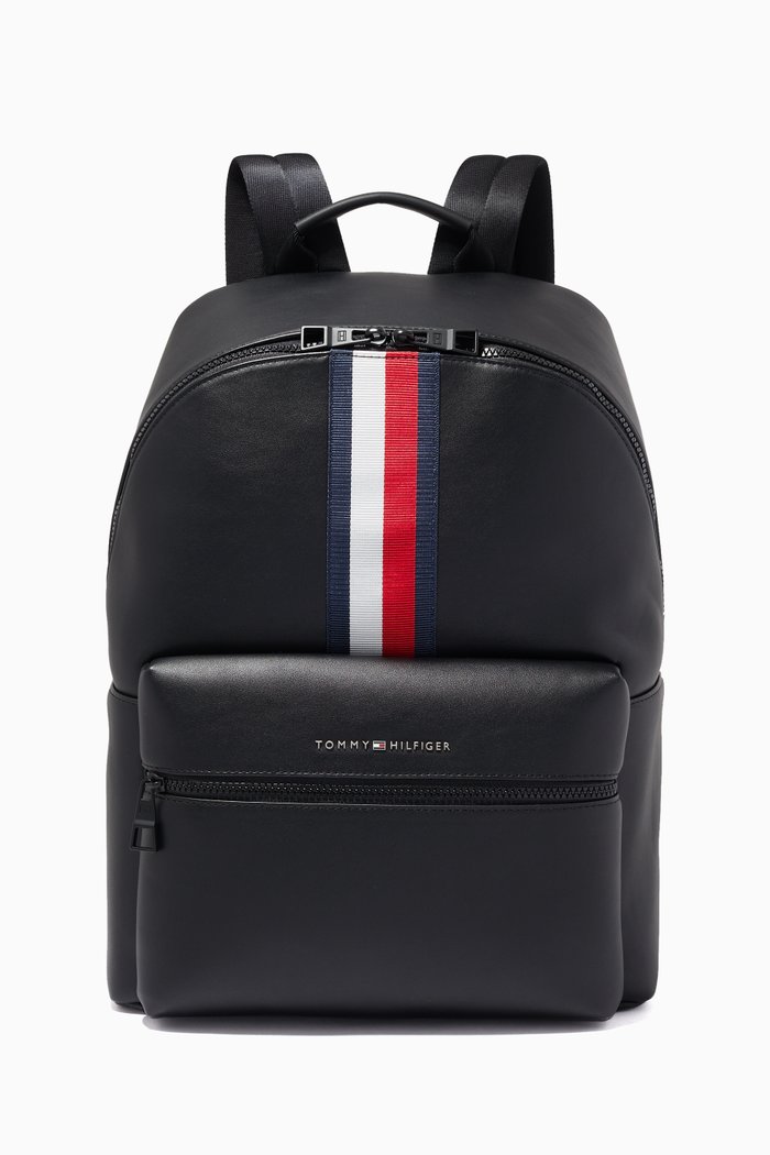 

Metro Signature Backpack in Leather, Black