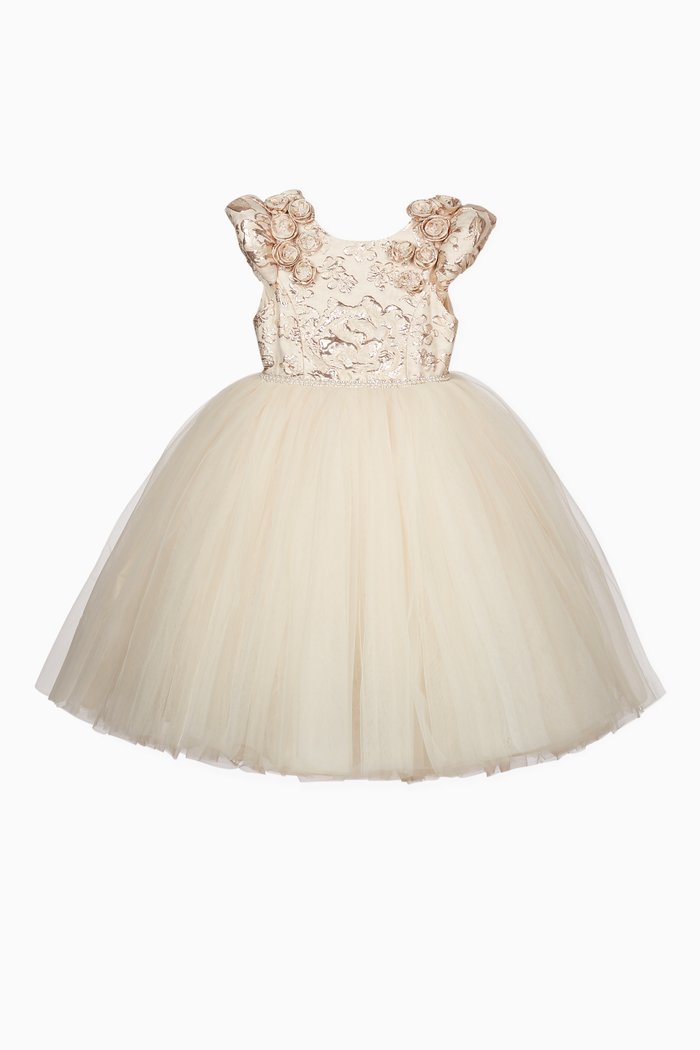 

Gold Cream Primrose Dress
