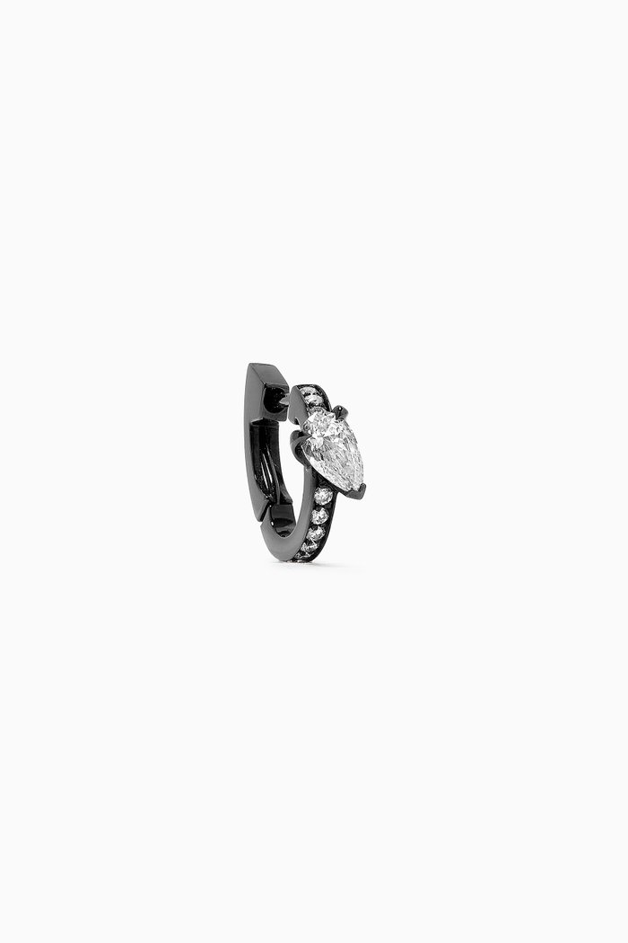 

Harvest Single Earring with Diamond in 18kt Black Gold