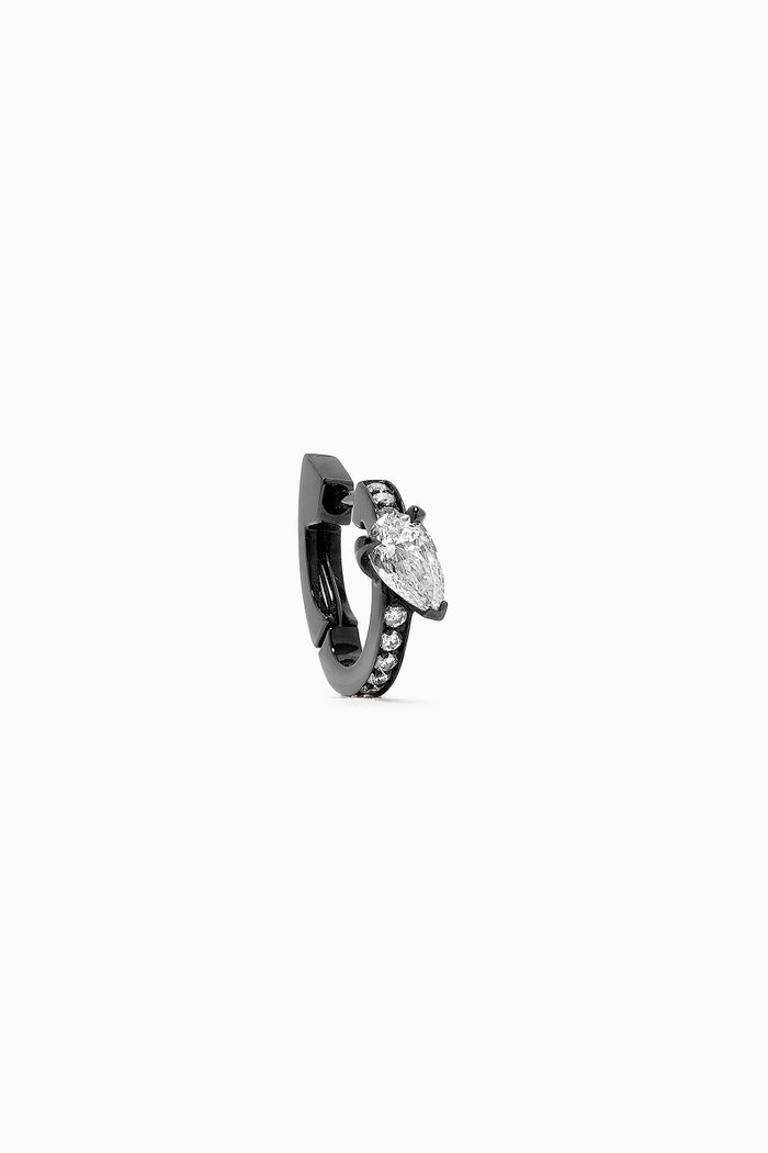 

Harvest Single Earring with Diamond in 18kt Black Gold