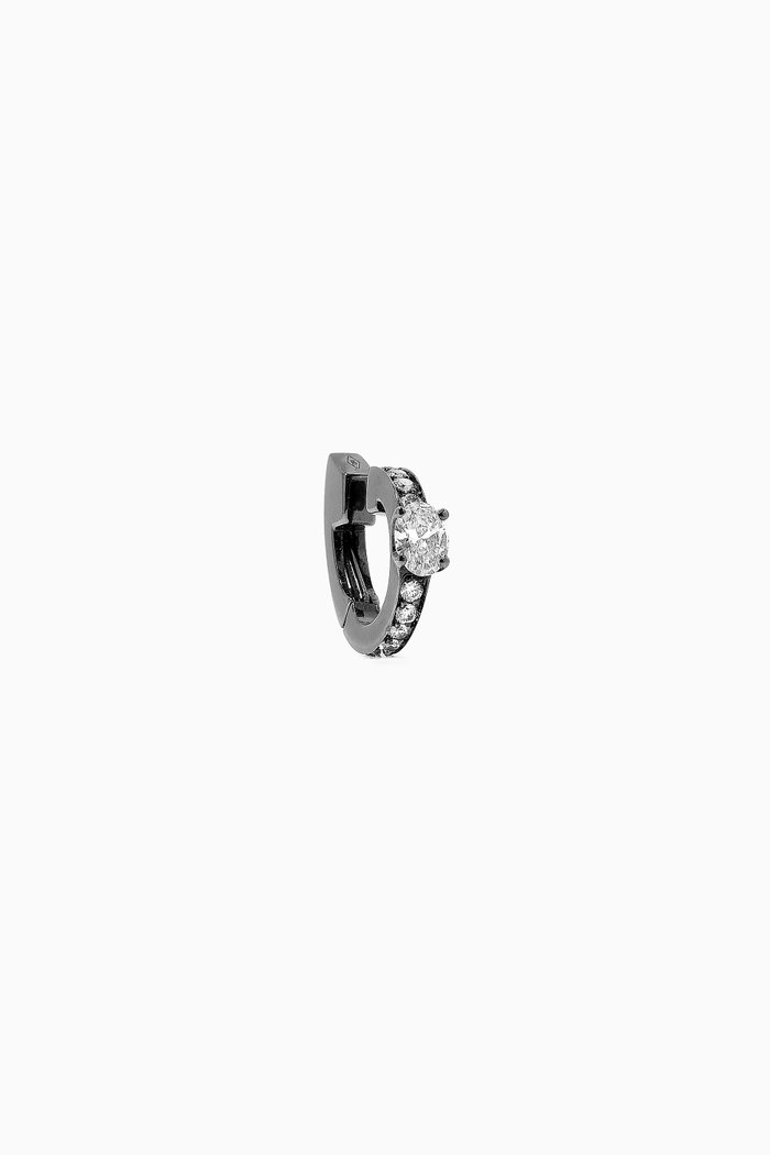 

Harvest Single Clip Earring with Diamond in 18kt Black Gold